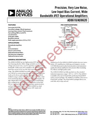 AD8610BR-REEL datasheet  